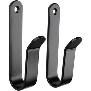 Black Metal Skateboard Wall Hanger, 2-Pack Rotatable Storage Hooks for Garage and Closet, Easy Installation, Dual-Layer Design for Surfboards and Skateboards surfboard wall decor in Saudi Arabia