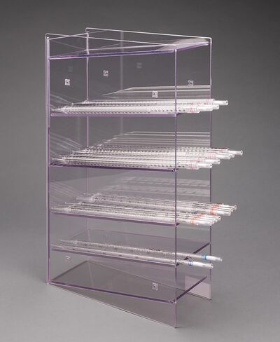 5 Pocket Serological Pipette Holder (PETG) (Magnets 4, No Bracket) in Saudi Arabia
