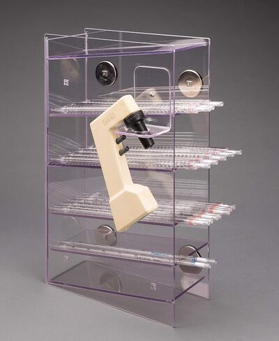 5 Pocket Serological Pipette Holder (PETG) (Magnets 4, No Bracket) in Saudi Arabia