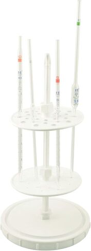 EISCO Pipette Stand, Polypropylene - Fits 28 Pipettes - Adjustable in Saudi Arabia