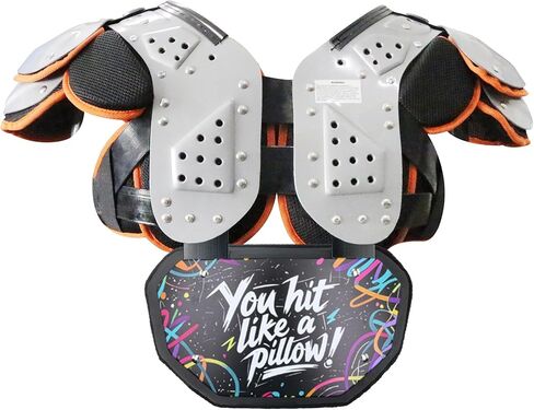Pro Football Backplate Heavy Duty Spin Guard for Football Should Pads Lightweight & Breathable QB/RB Protection Fits Youth to Adult Players in Saudi Arabia