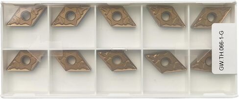 10Pcs DNMG431 DNMG150404 Carbide Turning Inserts, CVD Coated Turning Inserts for Semi-Finishing Cutting Steel, CNC Inserts Cutting Tools for Lathe Turning Tool Holder in Saudi Arabia