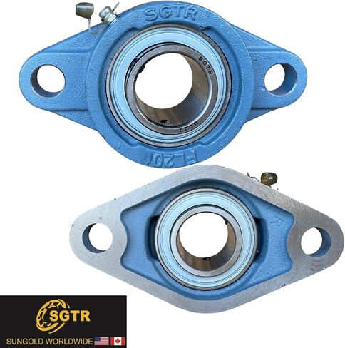 2 Pack Premium UCFL204-12 محملان وسادة شفة الترباس ، الصف الصناعي الثقيل ، 3/4 "بوصة ، ختم واقٍ فائق ، تحالف الذاتي ، وحدات محمل الحديد الزهر الصلب والكروم الصلب in Kuwait
