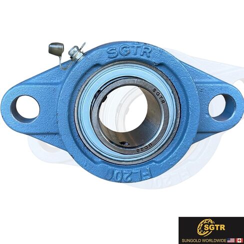 2 Pack Premium UCFL204-12 محملان وسادة شفة الترباس ، الصف الصناعي الثقيل ، 3/4 "بوصة ، ختم واقٍ فائق ، تحالف الذاتي ، وحدات محمل الحديد الزهر الصلب والكروم الصلب in Kuwait