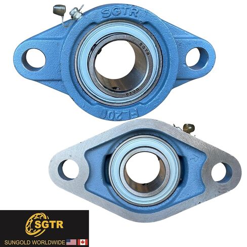 2 Pack Premium UCFL204-12 محملان وسادة شفة الترباس ، الصف الصناعي الثقيل ، 3/4 "بوصة ، ختم واقٍ فائق ، تحالف الذاتي ، وحدات محمل الحديد الزهر الصلب والكروم الصلب in Kuwait