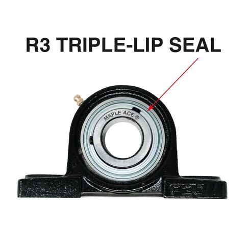 Maple Ace UCP210-32 BLOCK BLOCK BOLDING 2 "Bore ، 2-Bolt ، محاذاة الذات ، R3 Triple Lip Seal ، الخدمة الثقيلة (الكمي 2) in Kuwait