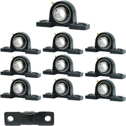 Maple Ace UCP202-10 BLOCK BLOCK BALLE 5/8 "يتحمل ، 2-Bolt ، قاعدة محاذاة ، صلبة ، ثقيلة (Qty 6) in Kuwait