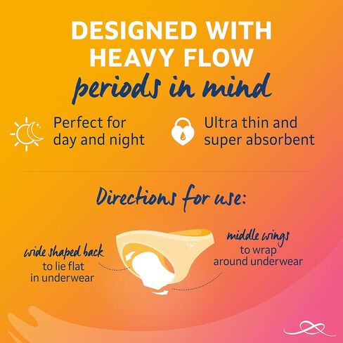 Lil-Lets Extra Protection Maxi Pads X 30 (3 Pack), with Wings, for Extremely Heavy Flow Periods and Perimenopause in Saudi Arabia