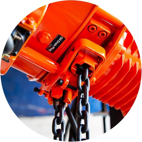 Prowinch 4400 Lbs 2 Ton Electric Chain Hoist 3 Phase 208V-240/440-480V -20 ft Lifting Height, H3 Duty Class, G100 Chain for Heavy-Duty Lifting, Ceiling pulley, Warehouse Garage, Attic & Industrial Use in Kuwait