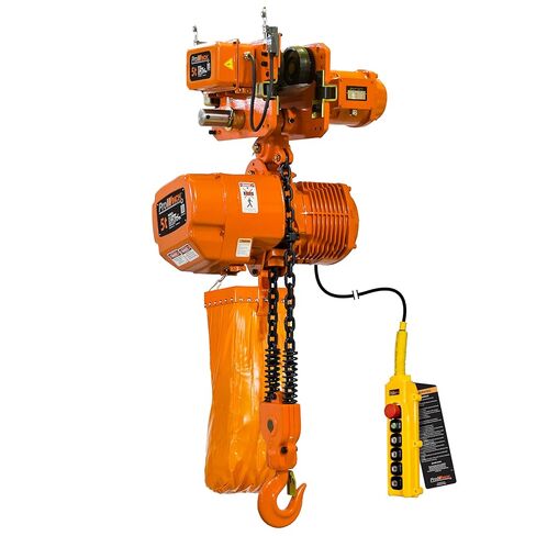 Prowinch 4400 Lbs 2 Ton Electric Chain Hoist 3 Phase 208V-240/440-480V -20 ft Lifting Height, H3 Duty Class, G100 Chain for Heavy-Duty Lifting, Ceiling pulley, Warehouse Garage, Attic & Industrial Use in Kuwait