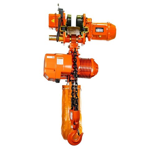 Prowinch 4400 Lbs 2 Ton Electric Chain Hoist 3 Phase 208V-240/440-480V -20 ft Lifting Height, H3 Duty Class, G100 Chain for Heavy-Duty Lifting, Ceiling pulley, Warehouse Garage, Attic & Industrial Use in Kuwait