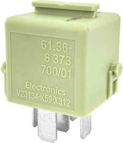 2-Pack V23134-K59-X312 Relay – 40A 12VDC 5-Pin SPDT Automotive Relay – Compatible with BMW 3 Series, 5 Series, X5 – Fixes Fuel Pump & Cooling Fan Failures in Kuwait