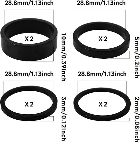 Aluminum Alloy Bicycle Headset Spacers in Kuwait