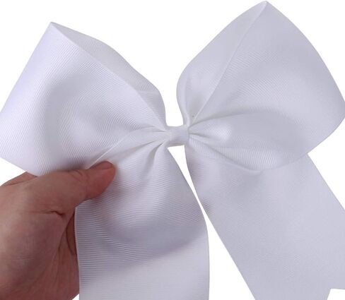 Hipheer 12Pcs 8" Large cheer bows with alligator clips for Teen Girls Softball Cheerleader Sports in Kuwait