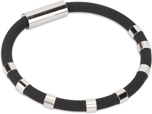Dioche Anti Static Bracelet Eliminate Body Static Silicone Wristband Winter Antistatic Bracelet for Laboratory Personnel, Factory Workers(Black) in Saudi Arabia