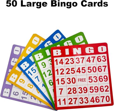 مجموعة Deluxe Bingo Game Set - قفص عجلة 6 بوصات ، 500 رقائق ملونة مع حقيبة ، 50 بطاقة Bingo ، 500 ورقة ورقة ، 75 كرة مع حقيبة ، لوحة رئيسية ، حقيبة تخزين - in Kuwait
