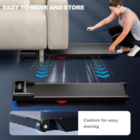 GORISE Walking Pad, Under Desk Treadmills for Home, Walking Pad with Incline, Treadmills with Remote Control APP LED Display, 3 in 1 Portable Walking Treadmill, Shock Absorption Design in Saudi Arabia