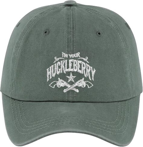 I'm Your Huckleberry Adult Cowboy Cap Natural in Saudi Arabia