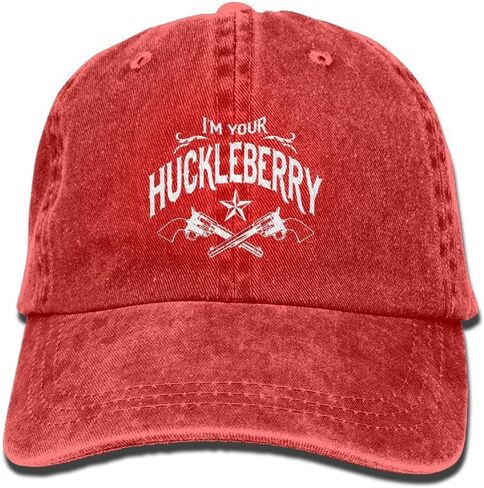 I'm Your Huckleberry Adult Cowboy Cap Natural in Saudi Arabia