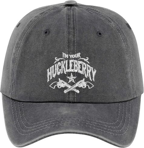 I'm Your Huckleberry Adult Cowboy Cap Natural in Saudi Arabia