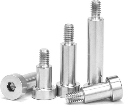 φ4mm×M3×20mm-10pcs 304 Stainless Steel Hexagon Socket Shoulder Bolts,4mm Shoulder Diameter, 20mm Shoulder Length, Thread Size M3-0.5mm in Kuwait