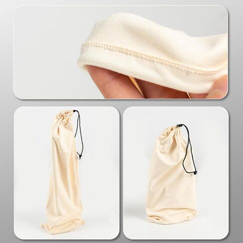 Brass Bugle Instruments Bag,Storaging Accessory,Brass Instrument with Drawstring Closure,Bugle Pouch for School Band, L in Kuwait