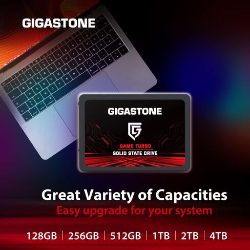 Gigastone Sata SSD 512GB (5 عبوات) 2.5 بوصة SSD 550MB/S ترقية جهاز الكمبيوتر المحمول PC MEMORY وتخزين PS4 HDD استبدال 2.5 "الحالة الصلبة الداخلية SATA III SLC CACH in Saudi Arabia