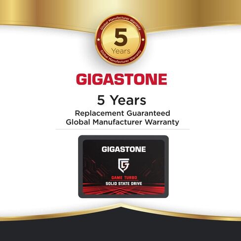 Gigastone Sata SSD 512GB (5 عبوات) 2.5 بوصة SSD 550MB/S ترقية جهاز الكمبيوتر المحمول PC MEMORY وتخزين PS4 HDD استبدال 2.5 "الحالة الصلبة الداخلية SATA III SLC CACH in Saudi Arabia