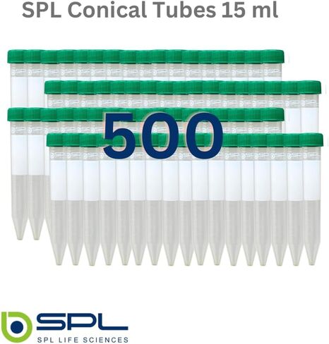 SPL 15 ml Conical Centrifuge Tube,PP/HDPE, Sterile,Non - pyrogenic, Non - cytotoxic, DNase/RNase - Free, (Case of 500) in Saudi Arabia