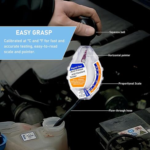 اختبار سائل التبريد ، اختبار هاتفي الدقيق نوع القرص المبرد ، 6/12/22/24 فولت مقياس كثافة بطارية سائل بطارية ، جودة اختبار التجمد للسيارات لمبرد الإيثيلين غليكول in Kuwait