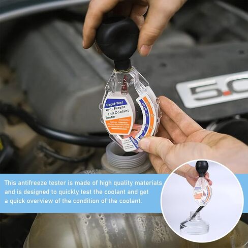 اختبار سائل التبريد ، اختبار هاتفي الدقيق نوع القرص المبرد ، 6/12/22/24 فولت مقياس كثافة بطارية سائل بطارية ، جودة اختبار التجمد للسيارات لمبرد الإيثيلين غليكول in Kuwait