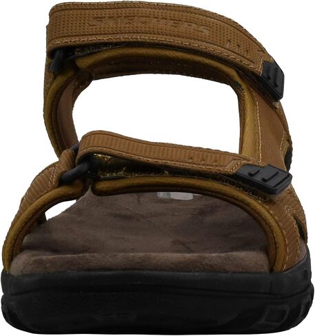 Skechers Men's Garver-Louden 64487 Open Toe Sandal W/Strap Closure, Taupe, 12 EW US in Saudi Arabia
