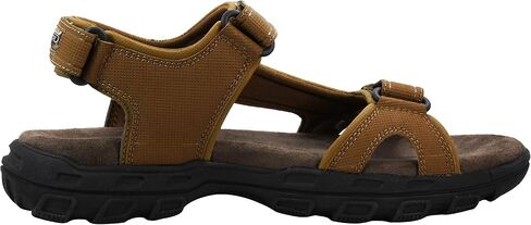 Skechers Men's Garver-Louden 64487 Open Toe Sandal W/Strap Closure, Taupe, 12 EW US in Saudi Arabia