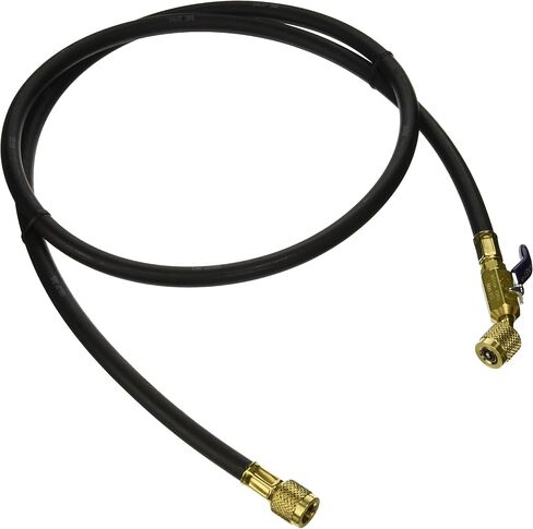 Yellow Jacket 29595 Plus II 1/4" Hose with Compact Ball Valve, 60", Black in Saudi Arabia