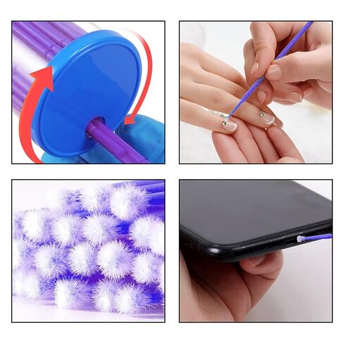 فرشاة القضيب الدقيقة للأسنان القابلة للتصرف ، youya dental 400 pcs latisse application application micro cotton jucko mascara micro for extensions makeup makeup وتنظيف الرعاية الشخصية in Kuwait