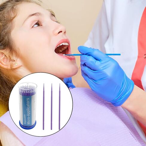 فرشاة القضيب الدقيقة للأسنان القابلة للتصرف ، youya dental 400 pcs latisse application application micro cotton jucko mascara micro for extensions makeup makeup وتنظيف الرعاية الشخصية in Kuwait