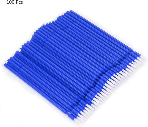 100 PCS 4 ألوان يمكن التخلص منها متاح عصي فرشاة القابلة للفرشاة القابلة للانحناء للعناية الشخصية (الأزرق ،) in Kuwait