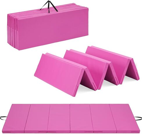 حصيرة الجمباز ، 3ftx6ft / 4ftx8ft 2 "سميكة قابلة للطي. in Saudi Arabia