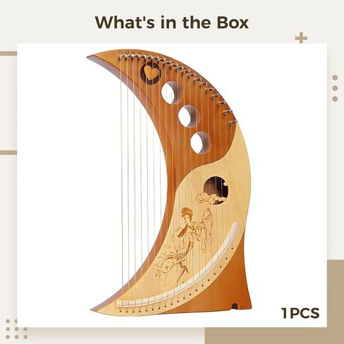 تشمل القيثارة البريدية التي يبلغ عددها 19 سلسلة ، جسم خشبي منحوت مع موالف ، 16 سلاسلًا ، أوتومات ، محمولة ، سهلة اللعب لجميع الأعمار in Kuwait