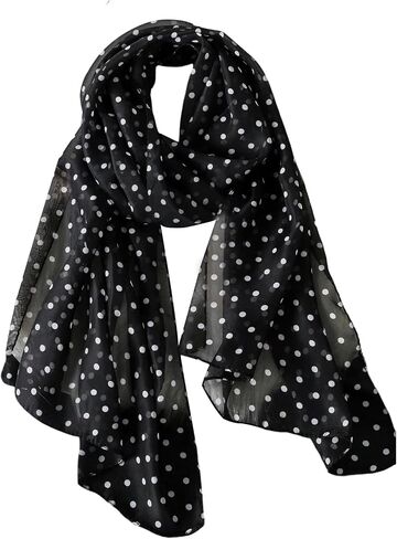 WDIRARA Women's Leopard Print Chiffon Mesh Scarves Long Shawl Cheetah Wrap Scarfs in Saudi Arabia