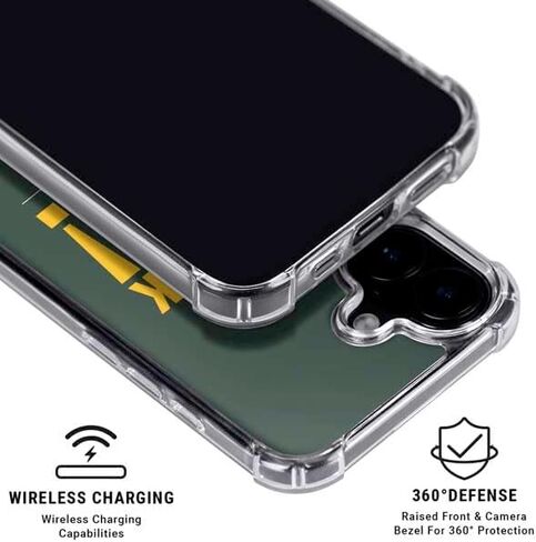حالة Skinit Clear Phone Case متوافقة مع iPhone 16 - تصميم NFL Green Bay Packers مرخص رسميًا in Kuwait