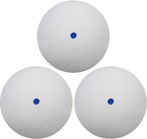 كرات الاسكواش ، 3pcs كرة اسكواش مطاطية احترافية لضرب الاسكواش واحد باللون الأحمر الأزرق الأصفر كرة سريع للمبتدئين in Kuwait