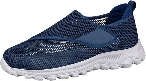 Men and Women Diabetic Shoes Extra Wide Width, Lightweight MeshAdiustable Closure, ComfortableRecovery Shoes for Seniors and Post-Op Use in Saudi Arabia