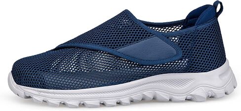 Men and Women Diabetic Shoes Extra Wide Width, Lightweight MeshAdiustable Closure, ComfortableRecovery Shoes for Seniors and Post-Op Use in Saudi Arabia