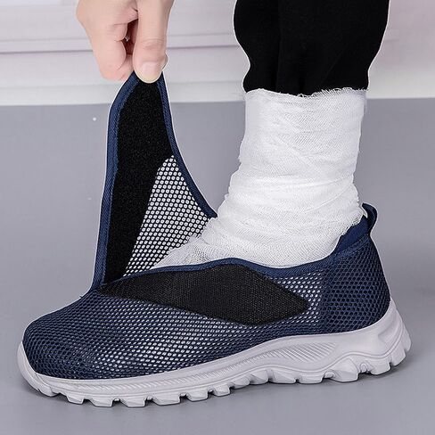 Men and Women Diabetic Shoes Extra Wide Width, Lightweight MeshAdiustable Closure, ComfortableRecovery Shoes for Seniors and Post-Op Use in Saudi Arabia