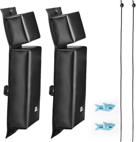 KEMIMOTO Jet Ski Fenders, PWC Bumpers with Boat Fender Clips & Fold-Fit Design, Ultra-Stable Marine-Grade Protection for Jet Skis, PWCs, and Watercraft in Kuwait