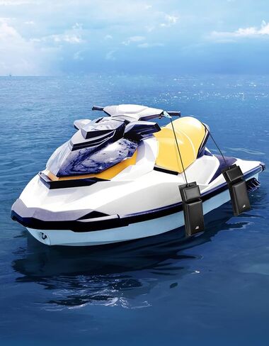 KEMIMOTO Jet Ski Fenders, PWC Bumpers with Boat Fender Clips & Fold-Fit Design, Ultra-Stable Marine-Grade Protection for Jet Skis, PWCs, and Watercraft in Kuwait