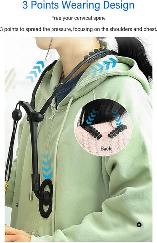 Saxophone Shoulder Harness, 360 Degree Swivel Support Adjustable Saxophone Shoulder Strap with Metal Snap Hook for Alto Tenor Soprano Saxophone, Flute in Saudi Arabia