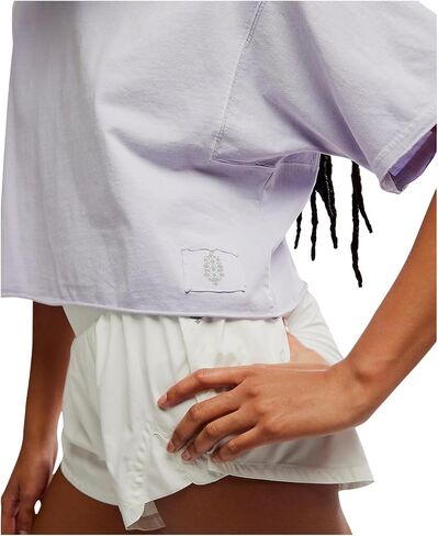 Free People Women's Inspire Tee ISS, Blue Indigo in Saudi Arabia