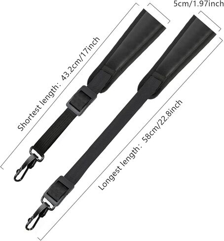 Professional Saxophone Neck Strap,Soft Leather Padded for Alto Sax,Tenor,Bass Clarinet and Saxophone Accessories in Saudi Arabia